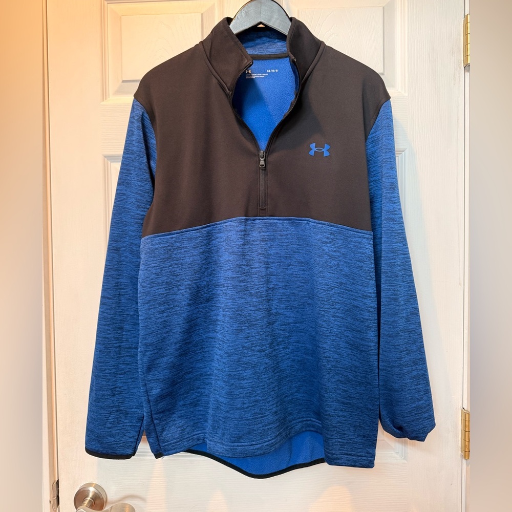 Under Armour Blue and Black Men's Half-Zip Pullover